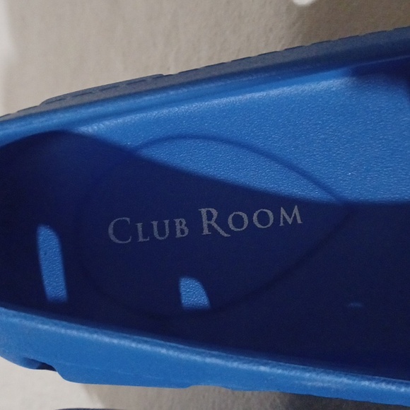 Club Room Perforated Driver Shoes Loafer Size 11 Mens Water Shoes Blue - Picture 6 of 7